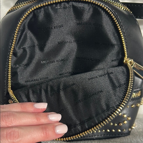 COPY - Michael Kors Black Studded Backpack - Picture 3 of 7